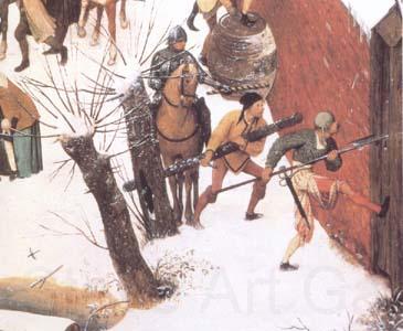 BRUEGEL, Pieter the Elder The Massacre of the Innocents (mk25) Spain oil painting art